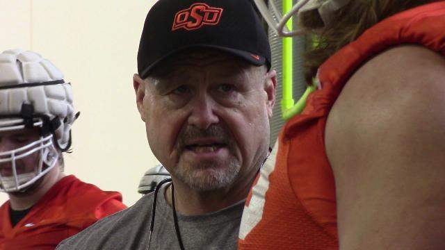 Charlie Dickey may have a decision to make on the offensive line.